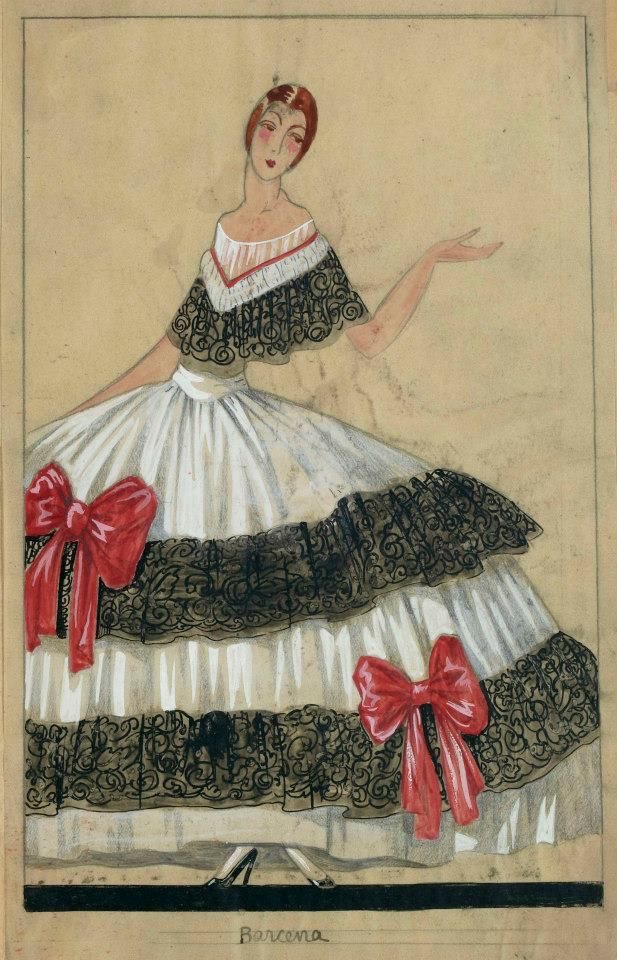 Boceto de Jeanne Lanvin