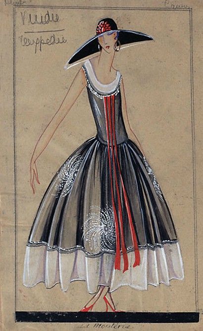 Boceto de Jeanne Lavin