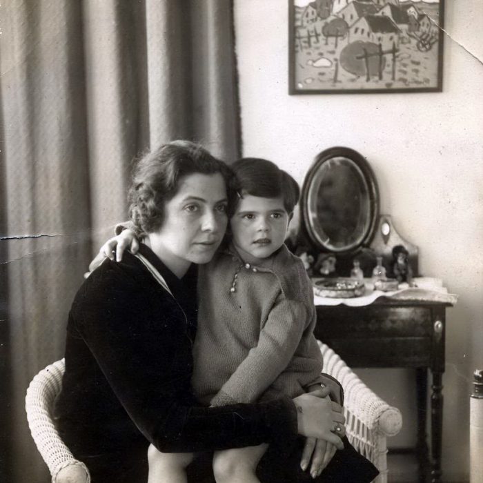Catalina con su hija Katia, 1924-25