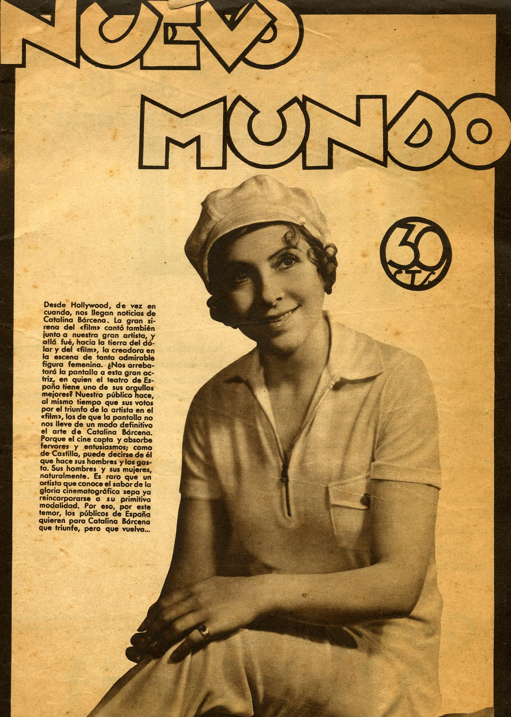 Artículo. Catalina en Nuevo Mundo
