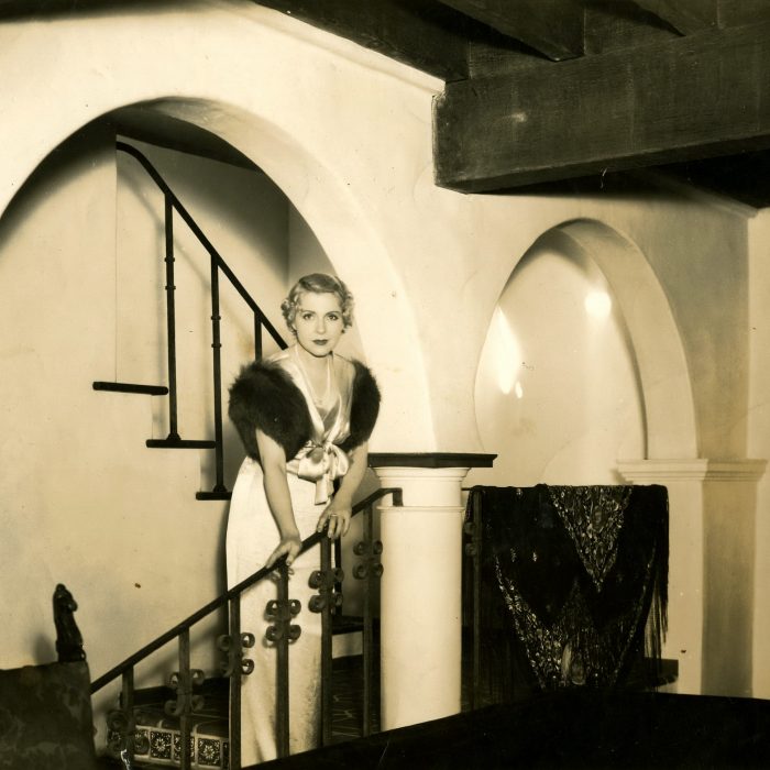 Catalina en su casa de Hollywood