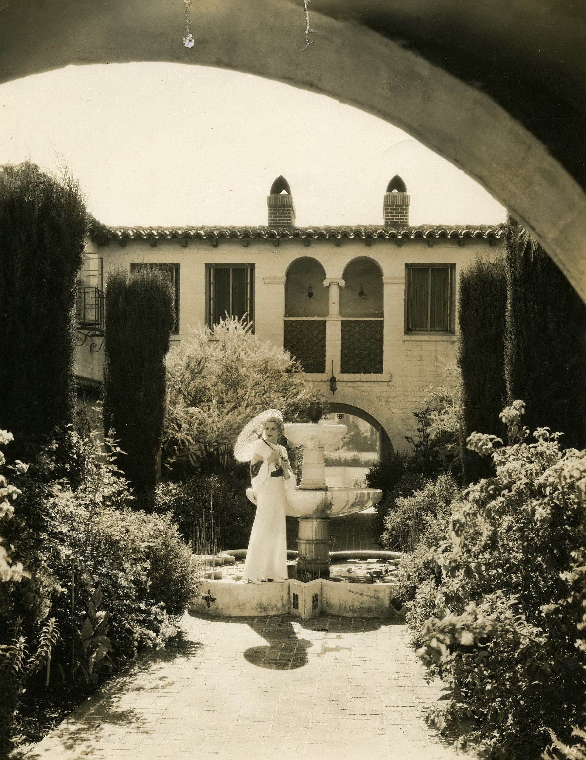 Catalina en su casa de Hollywood