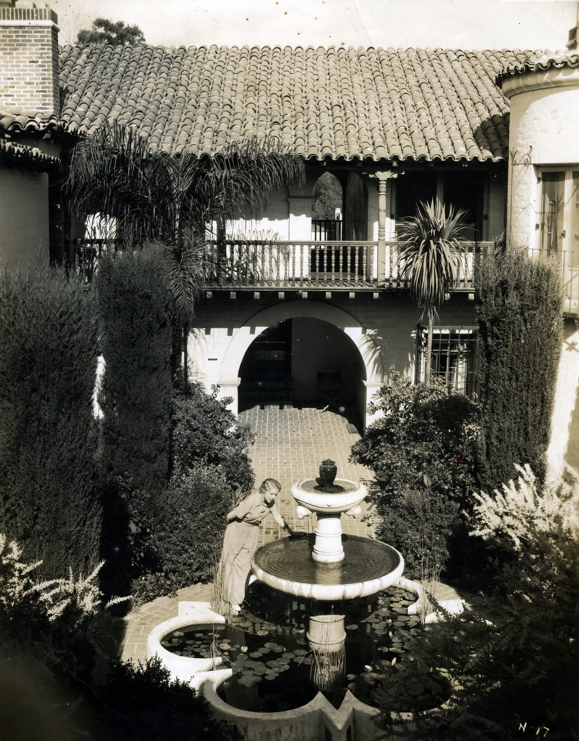 Catalina en su casa de Hollywood