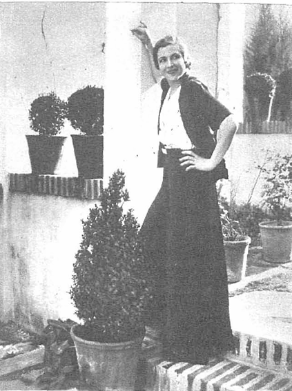 Catalina en su casa del parque metropolitano