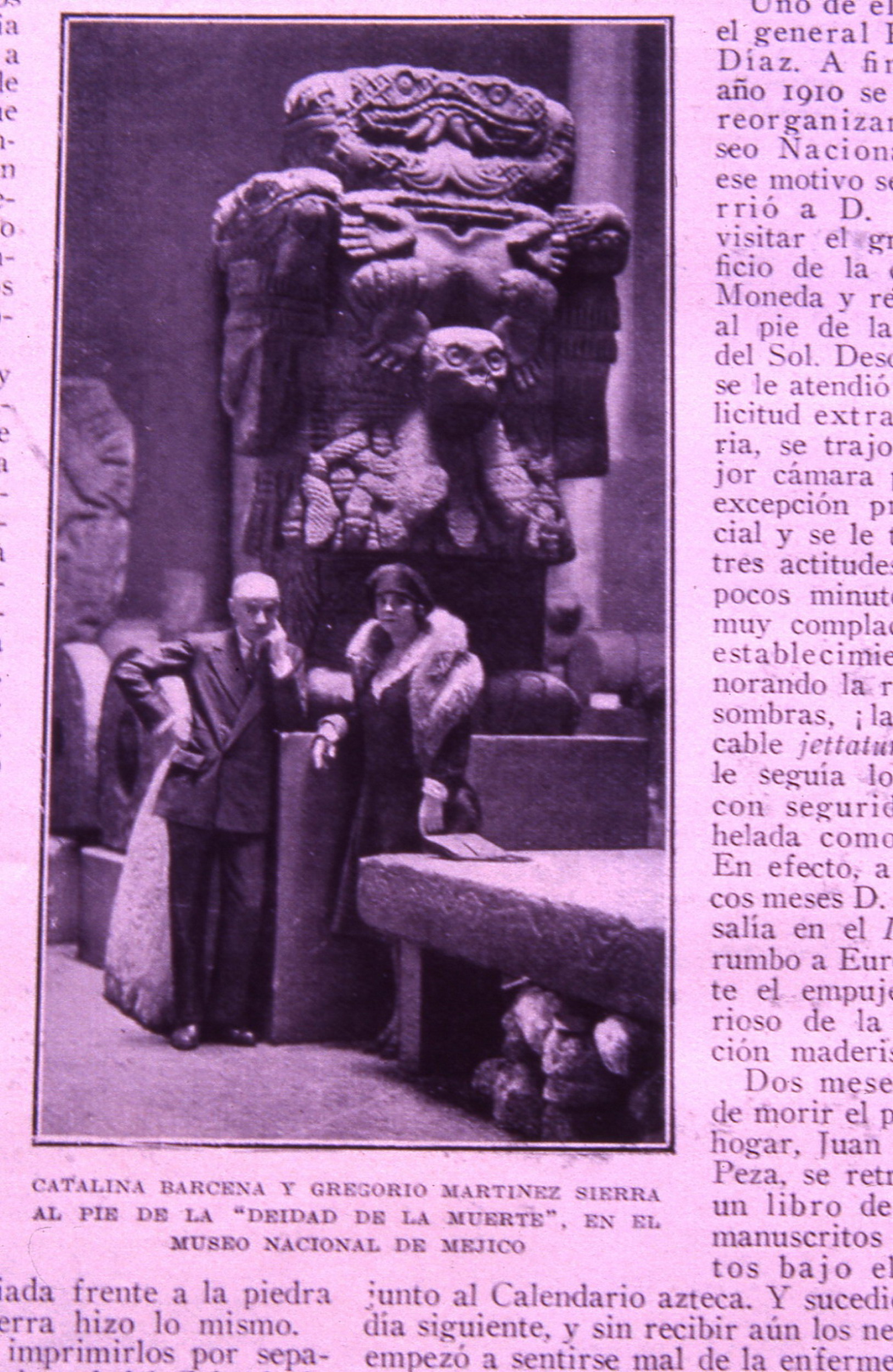 Artículo. Catalina y Martínez Sierra en México