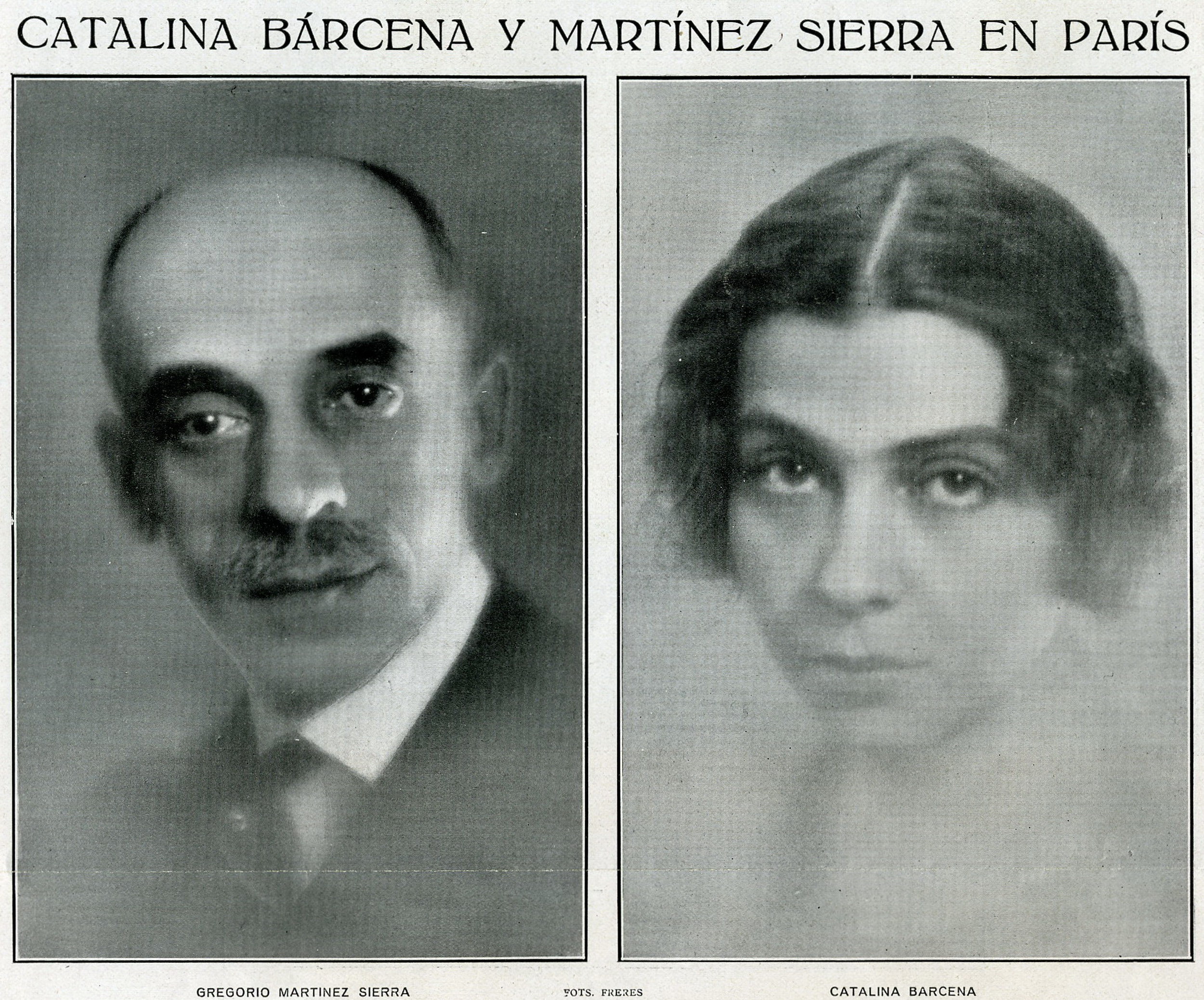 Artículo. Catalina y Martínez Sierra en París