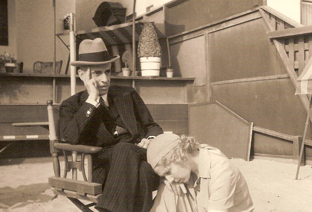 Con Gregorio Martínez Sierra, 1934