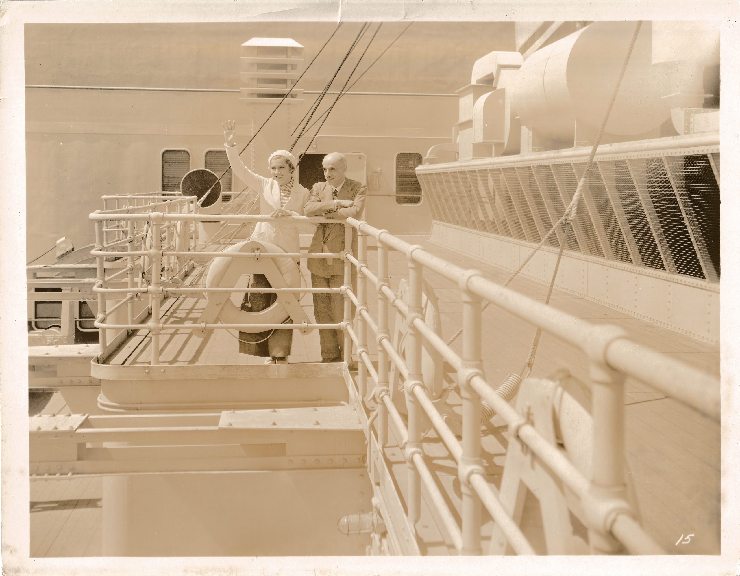 Con Gregorio Martínez Sierra, 1934