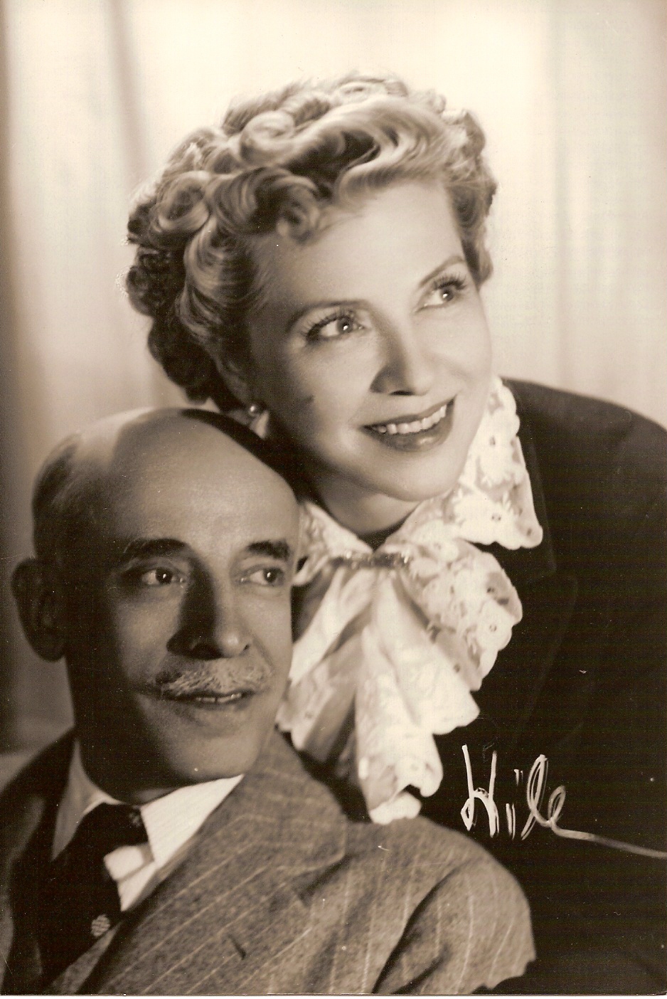 Con Gregorio Martínez Sierra, Buenos Aires, 1940
