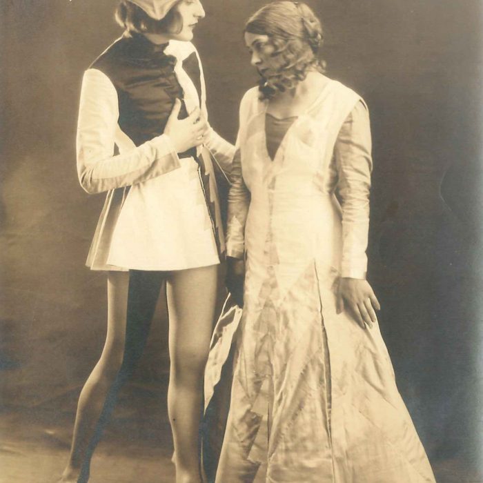Con José Crespo en Romeo y Julieta, 1918