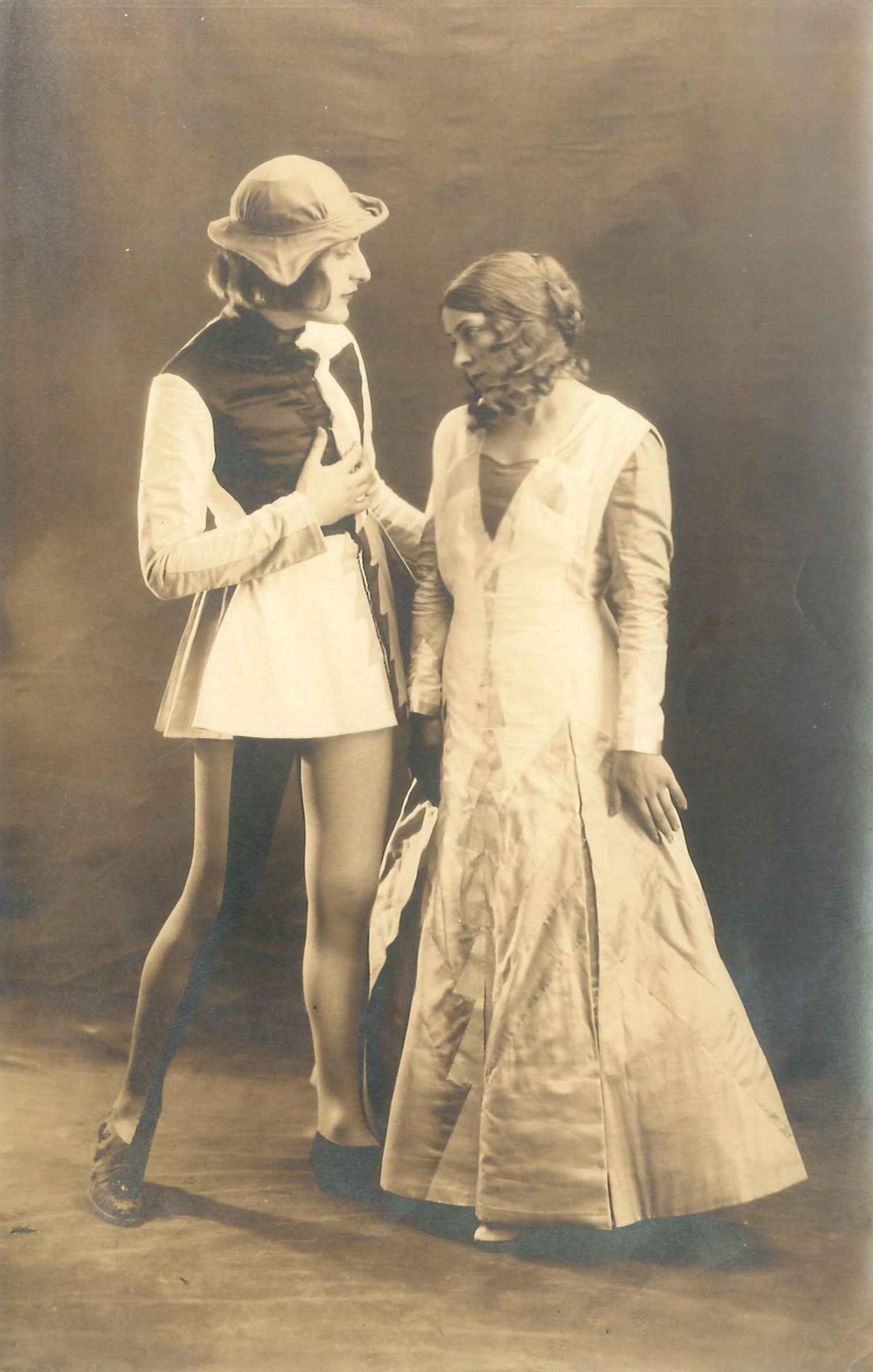 Con José Crespo en Romeo y Julieta, 1918