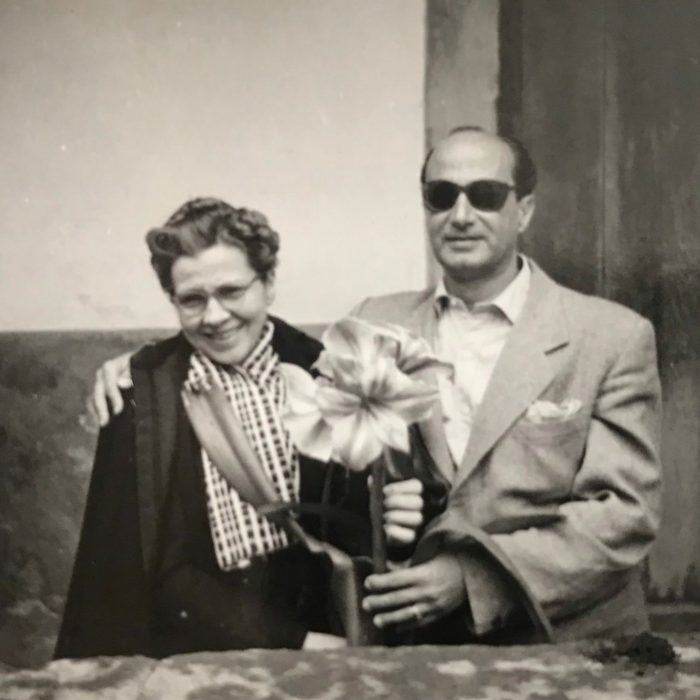 Con Juan Calot, 1952