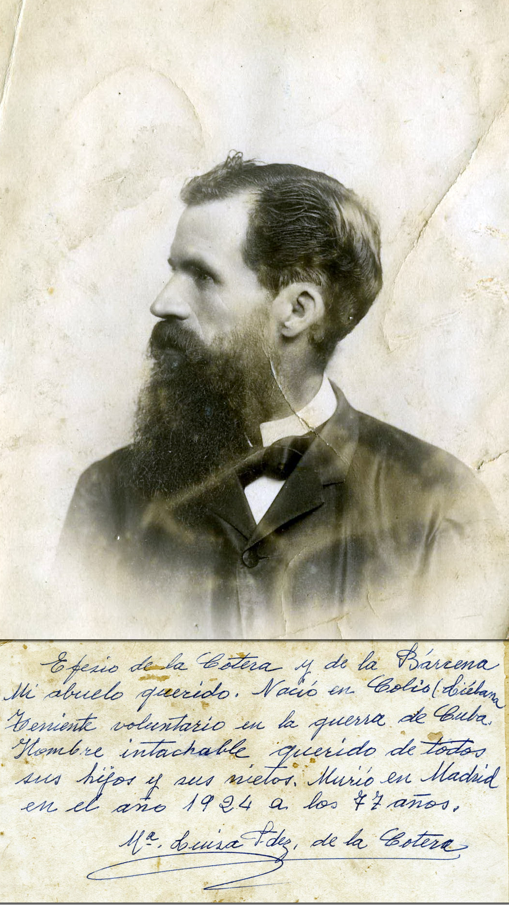 Efesio de la Cotera, padre de Catalina