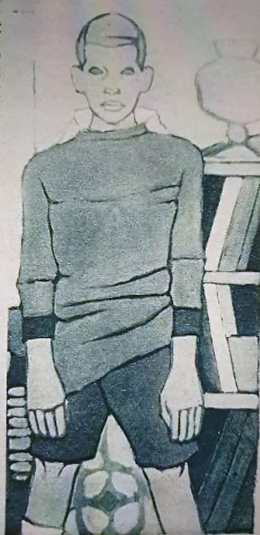 Fernando, hijo de Catalina, pintado por Rafael Barradas