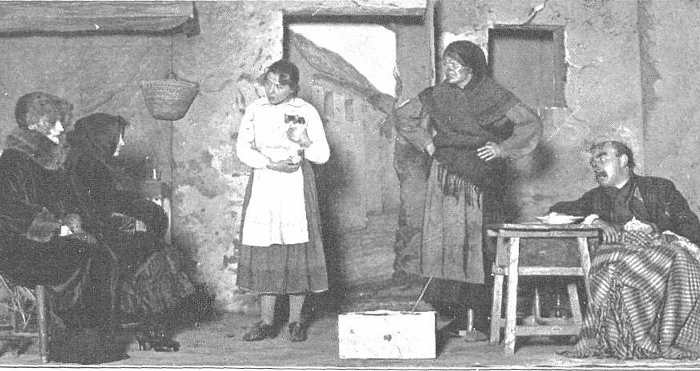 La chica del gato, 1921