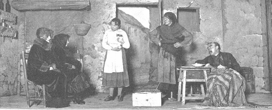 La chica del gato, 1921