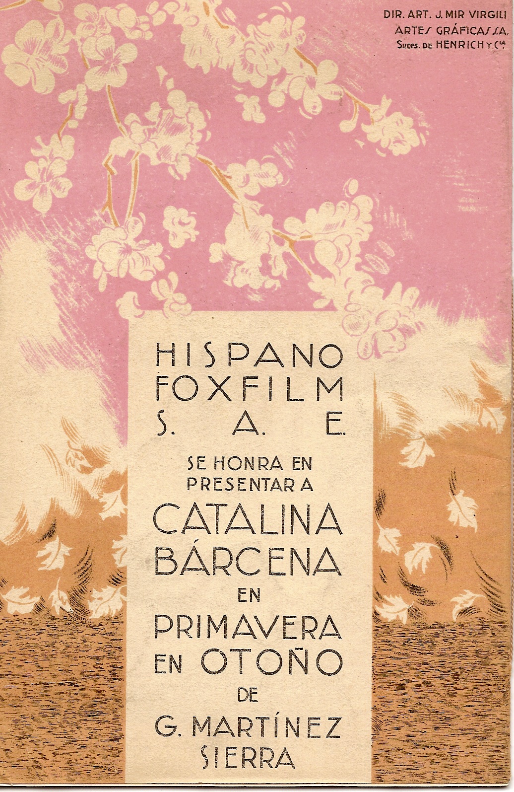 Promoción Primavera en otoño, 1934