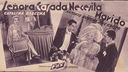 Señora casada necesita marido, 1934