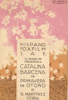 Promoción _Primavera en otoño_, 1934