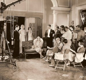 Rodaje de Una viuda romántica, 1933