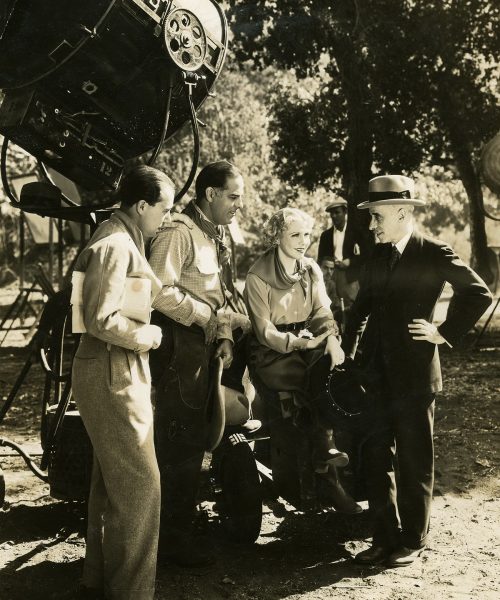 Durante el rodaje de una película en Hollywood